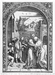 Das Treffen von St. Anna und St. Joachim am Goldenen Tor, aus der Serie 